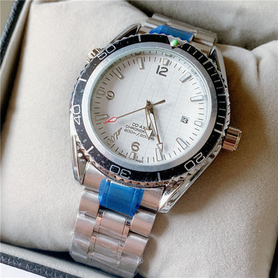 Reloj Calendario Ejecutivo Acero Inoxidable Personalidad Moderna - Image 9