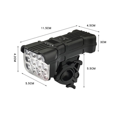 Faro Frontal LED 12 Luces con Pantalla Digital y Batería de Emergencia - Image 5