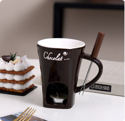 Set de Tazas Fondue Personal - Kit Derretidor de Chocolate, Queso y Postres - Image 13