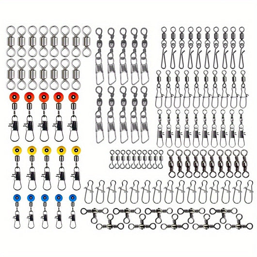 Kit de 115 Conectores Giratorios para Pesca - Agua Salada y Agua Dulce - Image 10