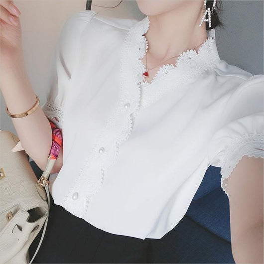 Blusa Blanca Estilo Occidental Versátil y Elegante - Image 4