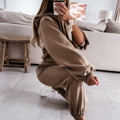 Conjunto Deportivo y Casual para Mujer con Sudadera con Capucha - Dos Piezas - Image 5