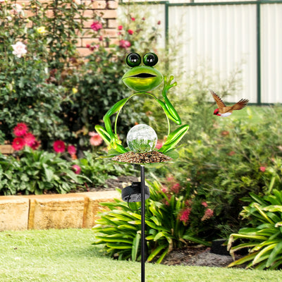 Lámpara Solar Decorativa Rana para Jardín