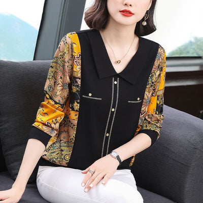 Camisa Clásica de Manga Larga Estilo Occidental para Adultos Mayores - Image 3