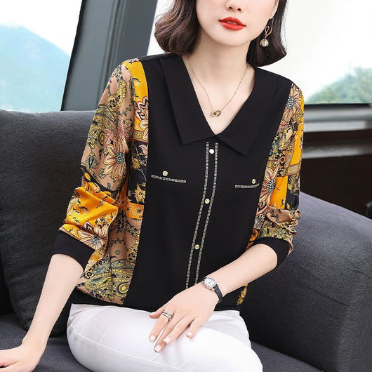 Camisa Clásica de Manga Larga Estilo Occidental para Adultos Mayores - Image 3