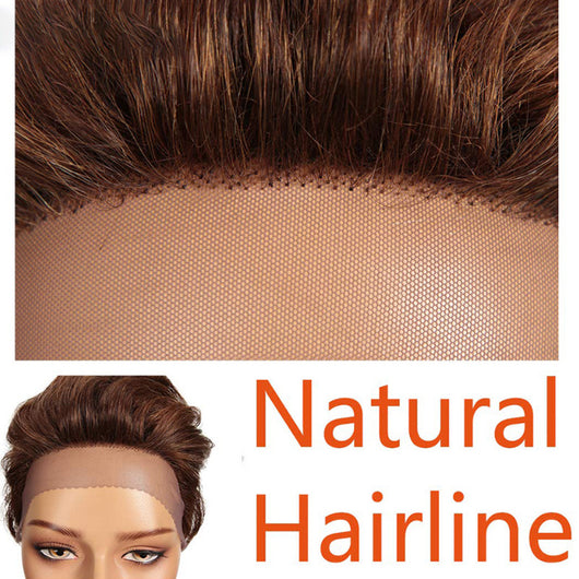 Peluca Frontal de Encaje Cabello Natural Corto - Image 2