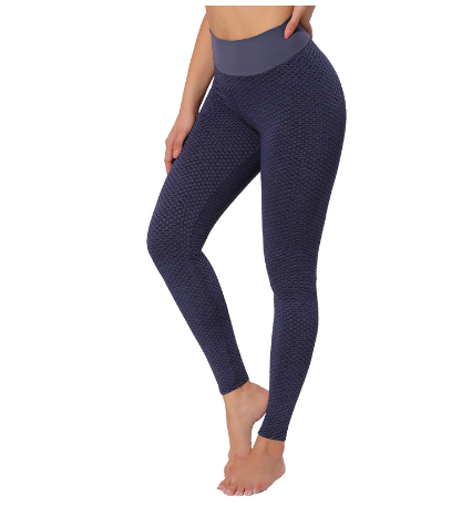 Leggings de Cintura Alta sin Costuras con Estampado Cuadros para Yoga y Fitness - Image 8