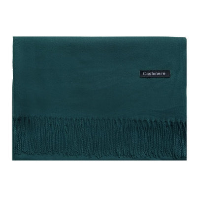 Chal Ligero con Borlas y Colores Sólidos para Mujer - Image 25