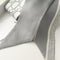 Silk Scarf Arm Bag Ribbon Thin Narrow Long Hair Band Decoration Small Scarf Gray Letters New Version