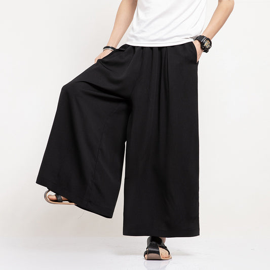 Pantalones Casuales Rectos Holgados Inspirados en Estilo Asiático - Image 2