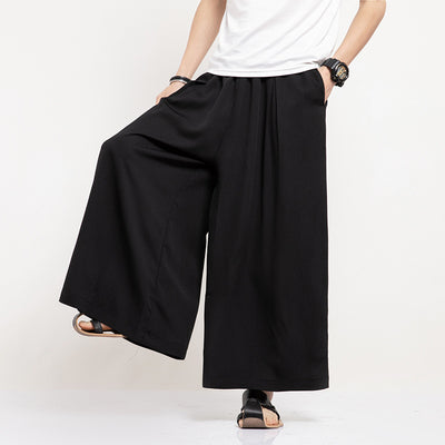 Pantalones Casuales Rectos Holgados Inspirados en Estilo Asiático - Image 2