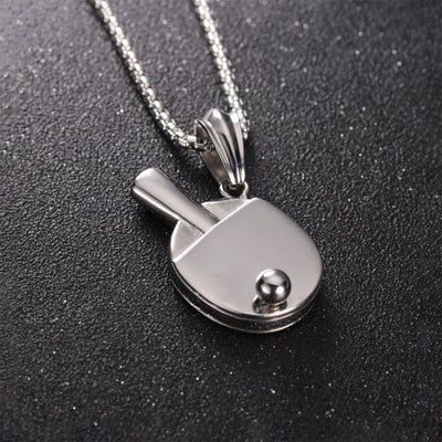 Dije de Tenis de Mesa para Hombre - Collar Hip-Hop Trendy con Colgante Declarativo - Image 6