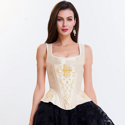 Blusa Elegante Estilo Chino con Bordados y Cierre de Cintura - Image 8