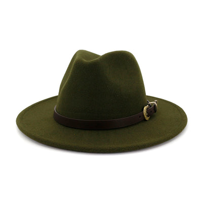 Sombrero Clásico de Lana Británica para Mujer con Ala Ancha - Image 15