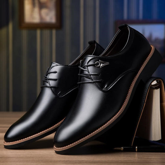 Zapatos Formales de Cuero para Hombre con Altura Interna Aumentada - Image 2