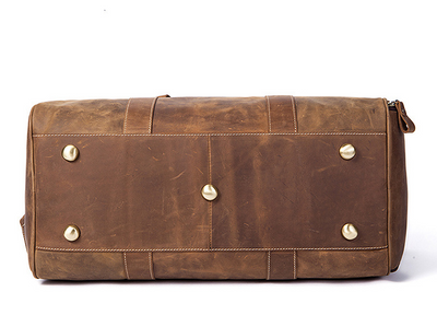 Bolsa de Viaje Vintage en Cuero Crazy Horse para Hombre - Image 11