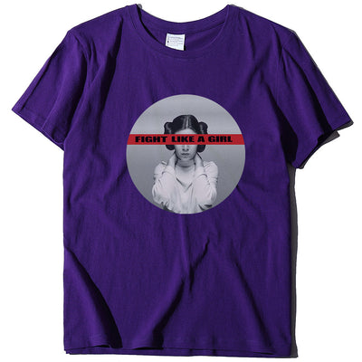 Camiseta Feminista Casual Estampada de Manga Corta para Verano - Image 5