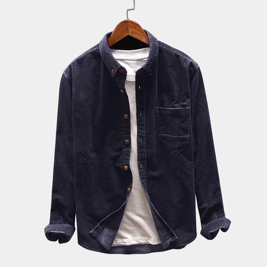 Chaqueta de Pana Casual con Bolsillos para Hombre - Image 15