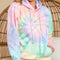Sudadera Tie-Dye Deportiva Holgada con Capucha