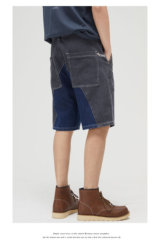 Shorts de Mezclilla con Parches para Hombre - Image 12