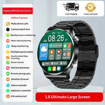 Reloj Inteligente Deportivo con Llamadas Bluetooth, Monitor de Frecuencia Cardíaca y Glucosa - Image 13