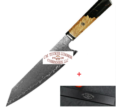Cuchillo de Chef Damasco para Cocina Japonesa - Image 13