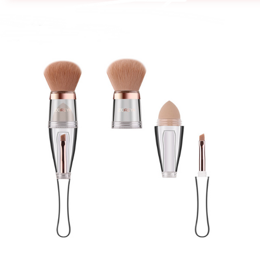 Brocha de Maquillaje 3 en 1 Multifuncional