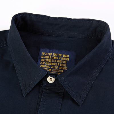 Camisa Militar Hombre Talla Grande Algodón Puro Manga Larga Casual Otoño - Image 2