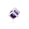 Square diamond pendant Pendant Morado