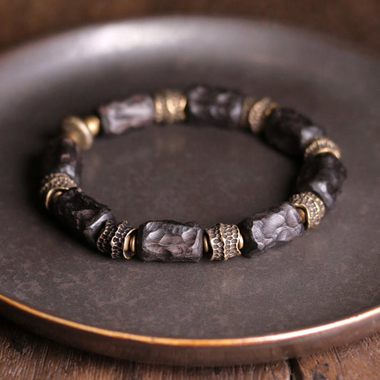 Pulsera de Abalorios Literarios para Hombre - Joyería Moderna y Personalizada
