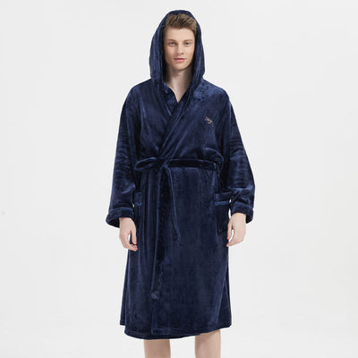 Pijama Franela Azul Marino para Hombre
