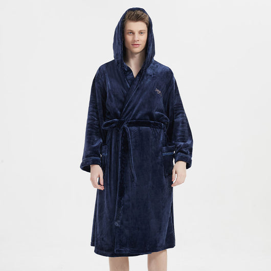 Pijama Franela Azul Marino para Hombre