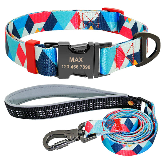 Collar para perro con letras personalizadas