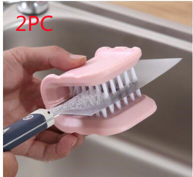 Cepillo Limpiador en U para Cuchillos y Cubiertos - Limpieza Profunda de Cocina - Image 10