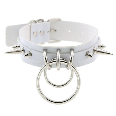 Collar de Cuero con Remaches Puntiagudos - Image 9