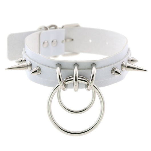 Collar de Cuero con Remaches Puntiagudos - Image 9