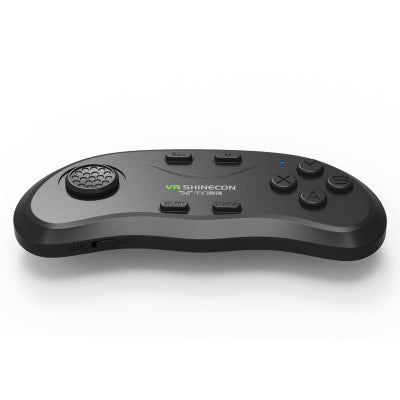 Black VR SHINECON wireless Bluetooth gamepad with a directional pad, action buttons, and function buttons. - Image 16