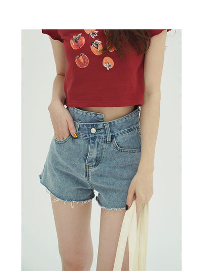 Pantalones con Diseño Asimétrico en Cintura y Flecos - Image 3