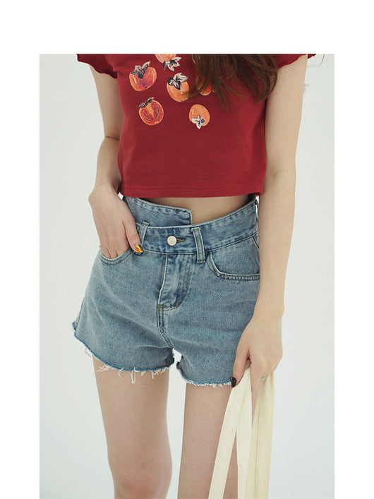 Pantalones con Diseño Asimétrico en Cintura y Flecos - Image 3