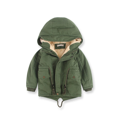 Abrigo de Invierno para Niño con Mezcla de Cachemira - Estilo Europeo y Americano - Image 5