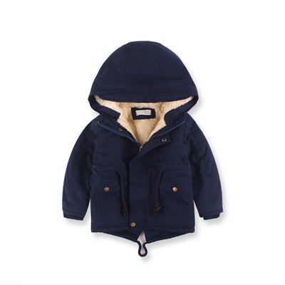 Abrigo de Invierno para Niño con Mezcla de Cachemira - Estilo Europeo y Americano - Image 7