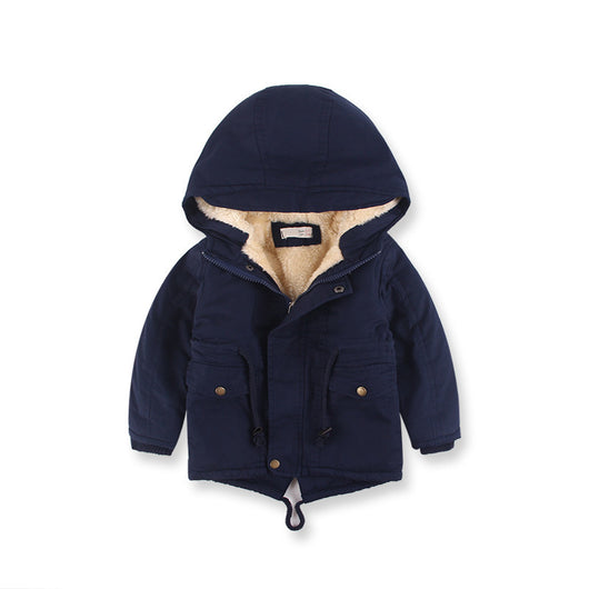 Abrigo de Invierno para Niño con Mezcla de Cachemira - Estilo Europeo y Americano - Image 7
