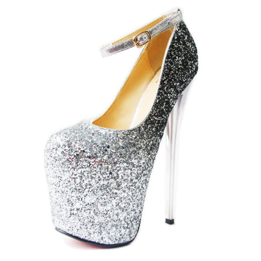 Tacón Stiletto Ultra Alto 19cm con Lentejuelas Degradadas para Fiesta - Image 5