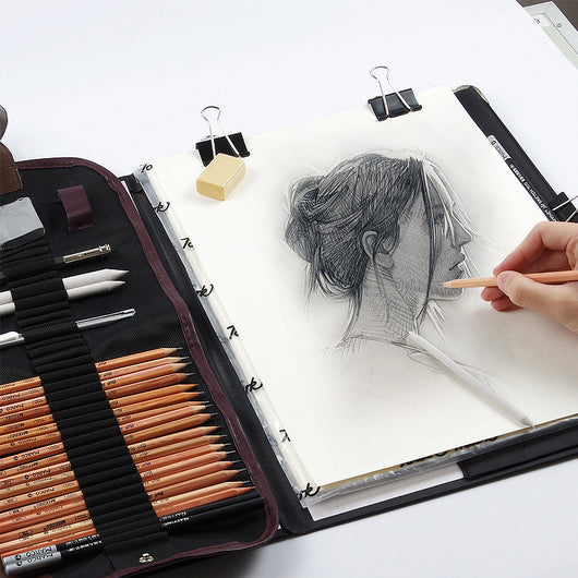 Set Profesional Completo de Dibujo e Ilustración con Estuche - Image 3