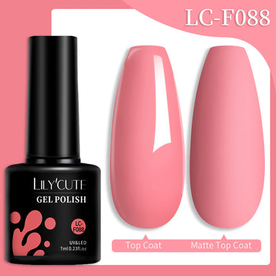 Set de Pegamento para Uñas con Brillo de Color Sólido - Image 24