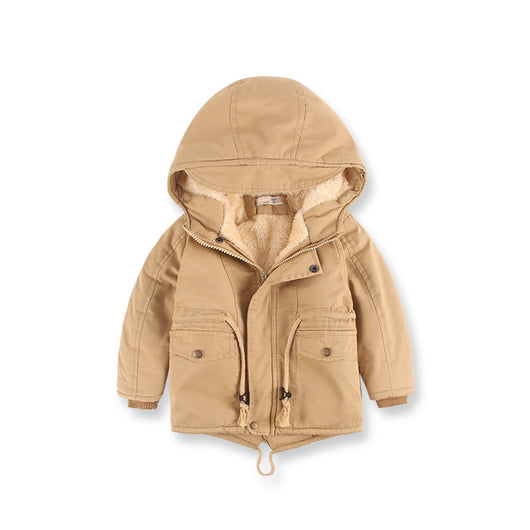 Abrigo de Invierno para Niño con Mezcla de Cachemira - Estilo Europeo y Americano - Image 3