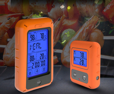 Termómetro Digital Inalámbrico Dual con Pantalla Táctil para Alimentos - Image 5