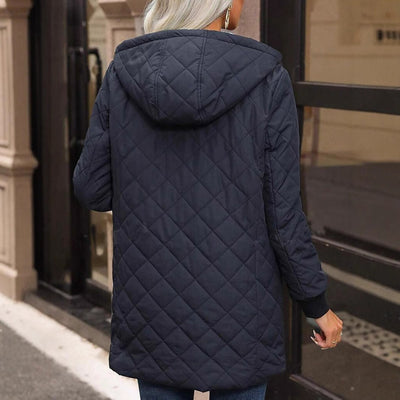 Abrigo Acolchado con Capucha para Mujer - Fleece Cálido - Image 5