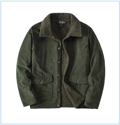 Chaqueta de Cachemira Gruesa para Hombre - Corte Holgado y Casual - Image 24