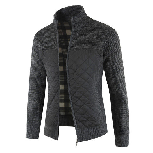 Cardigan Acolchado de Terciopelo para Hombre - Image 17